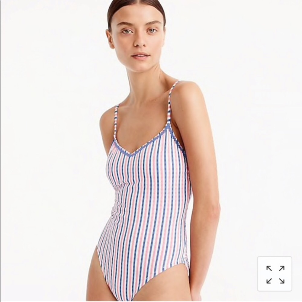 LAST CALL J Crew seersucker one piece